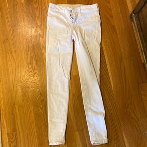 American Eagle, Next Level Stretch, white jeans, size 2!